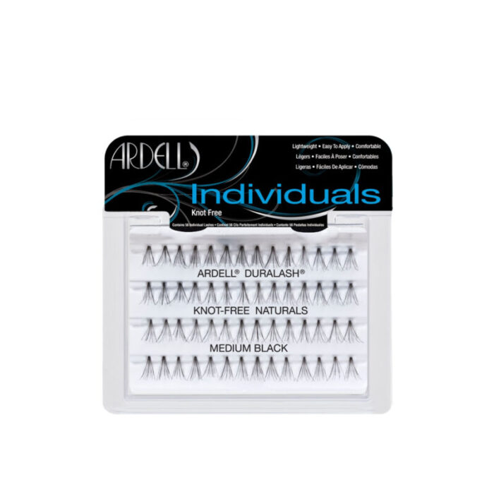 ardell individuals lashes knot free naturals medium black