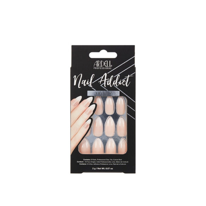 ardell nail addict french artificial nails ombre fade