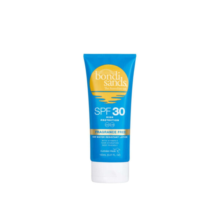 bondi sands fragrance free sunscreen lotion spf30 150ml