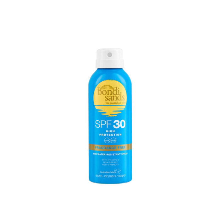 bondi sands fragrance free sunscreen spray spf30 193ml