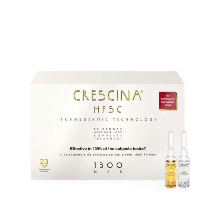 crescina hfsc transdermic treatment 1300 man ampoules 3 5ml x10 10