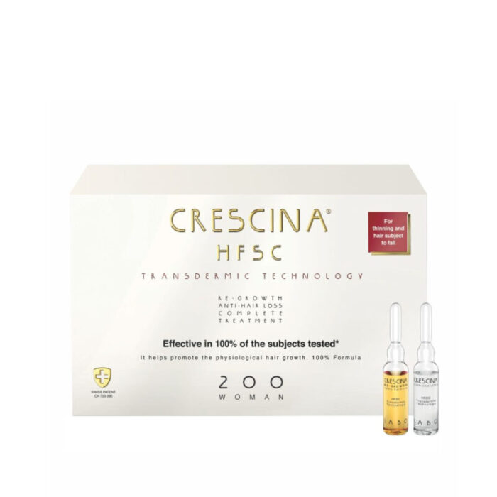 crescina hfsc transdermic treatment 200 woman ampoules 3 5ml x10 10