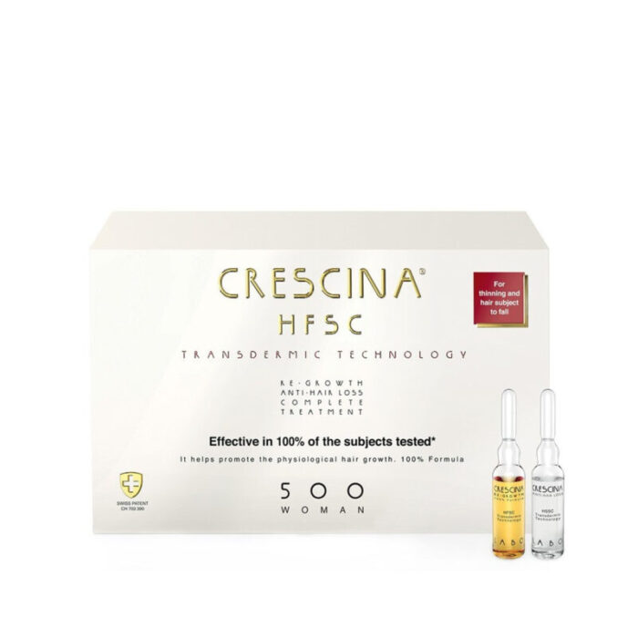 crescina hfsc transdermic treatment 500 woman ampoules 3 5ml x10 10