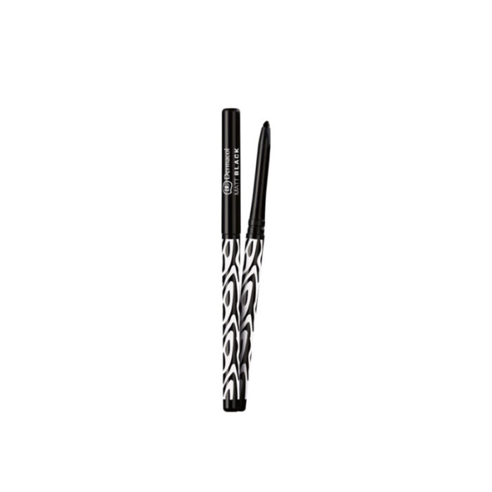 dermacol matt black matte eye pencil