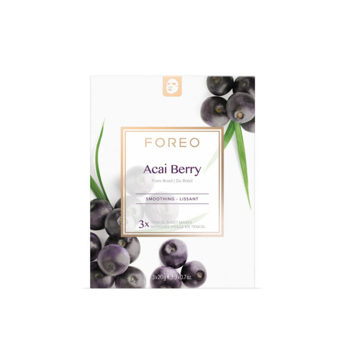 foreo acai berry tencel sheet masks