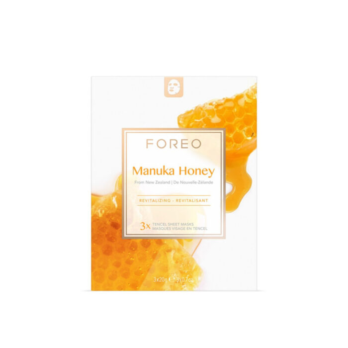 foreo manuka honey tencel sheet masks