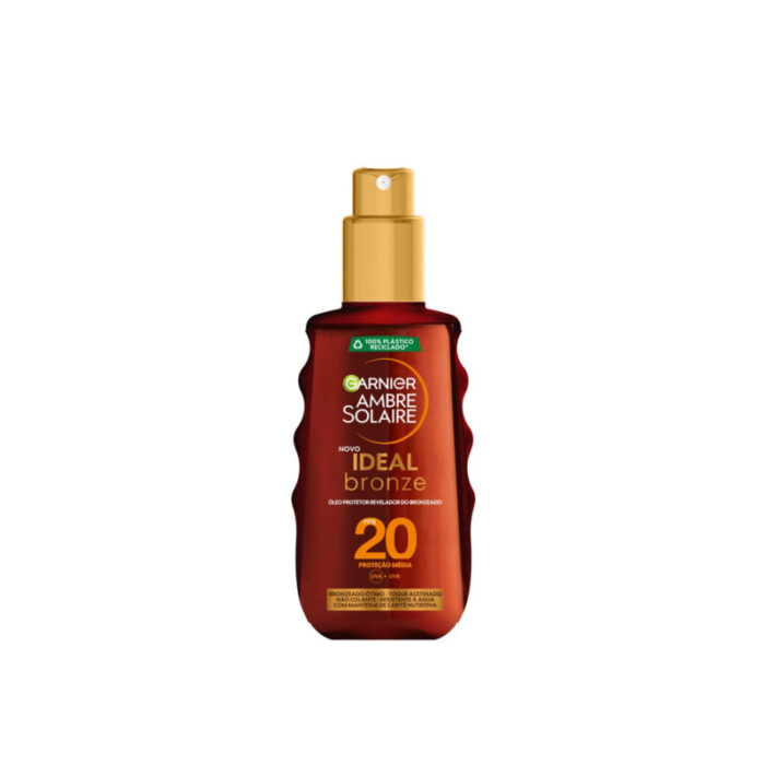 garnier ambre solaire ideal bronze protective oil spf20 150ml