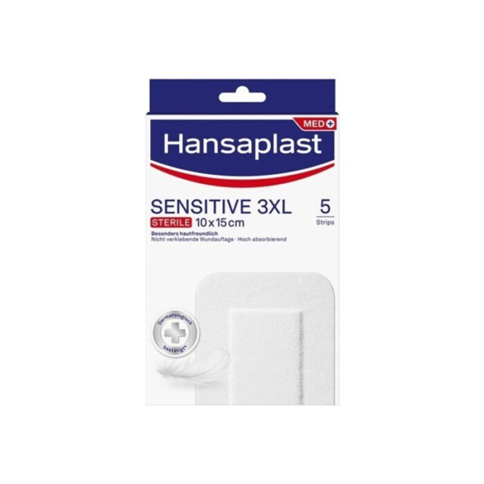 hansaplast med sensitive 3xl sterile plasters