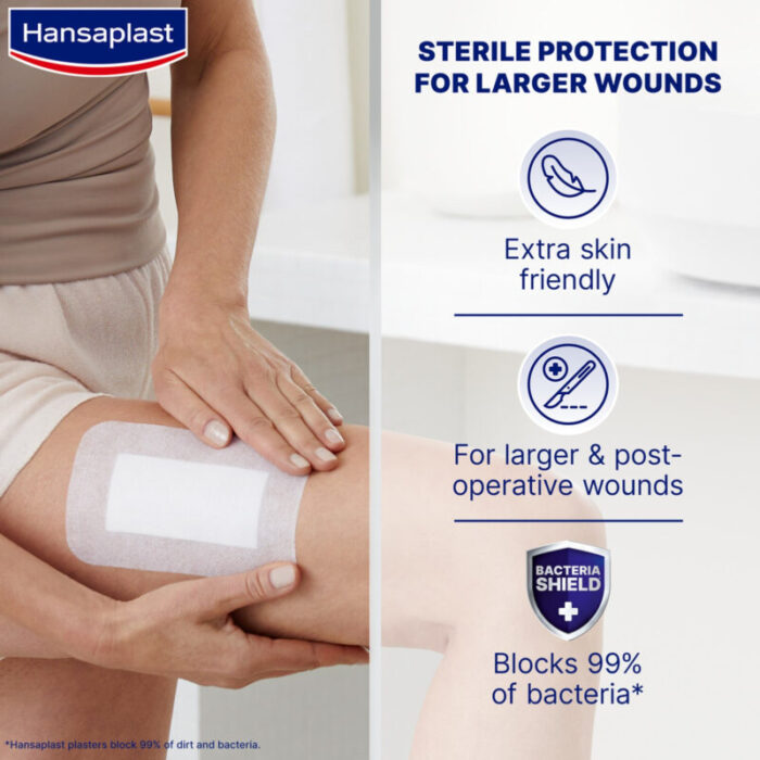 hansaplast med sensitive 3xl sterile plasters