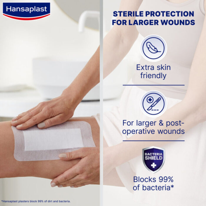 hansaplast med sensitive 4xl sterile plasters