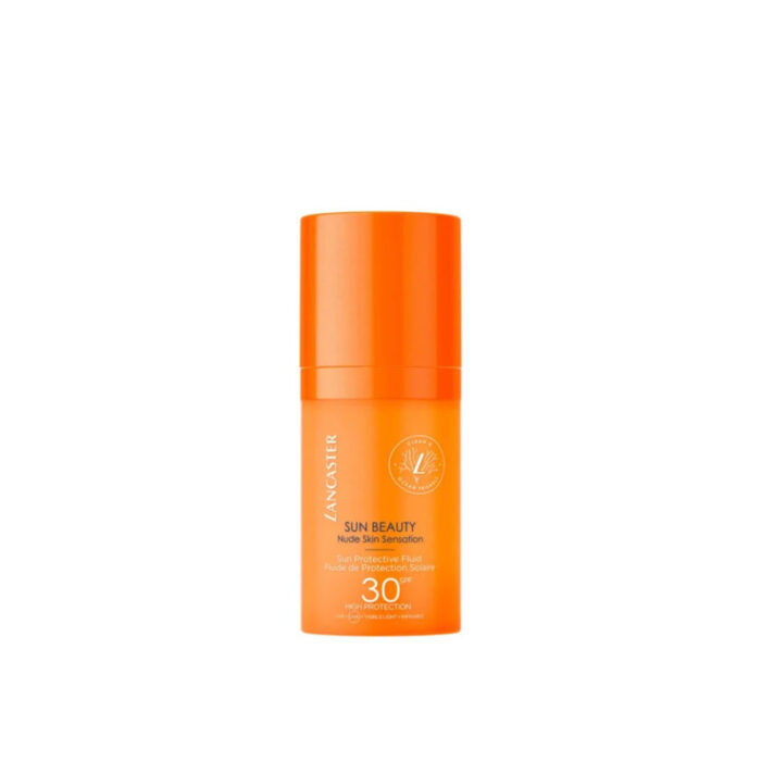 lancaster sun beauty nude skin sensation sun protective fluid spf30 30ml