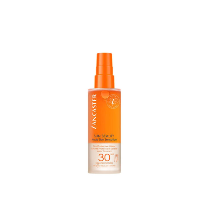 lancaster sun beauty nude skin sensation sun protective water spf30 150ml