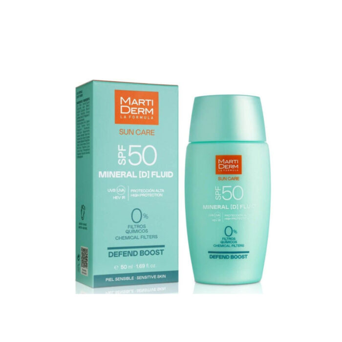 martiderm sun care mineral d fluid spf50 50ml 2