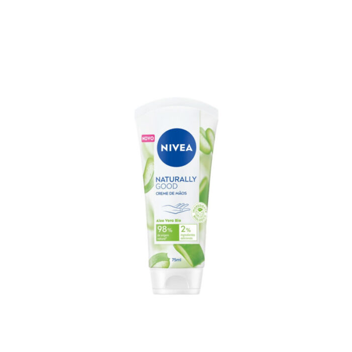 nivea naturally good aloe vera bio hand cream 75ml