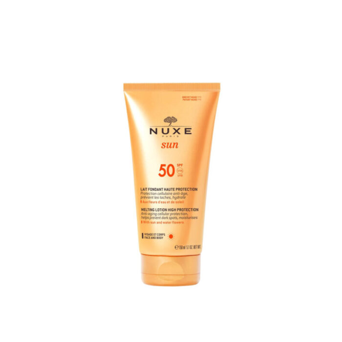 nuxe sun melting lotion high protection spf50 150ml