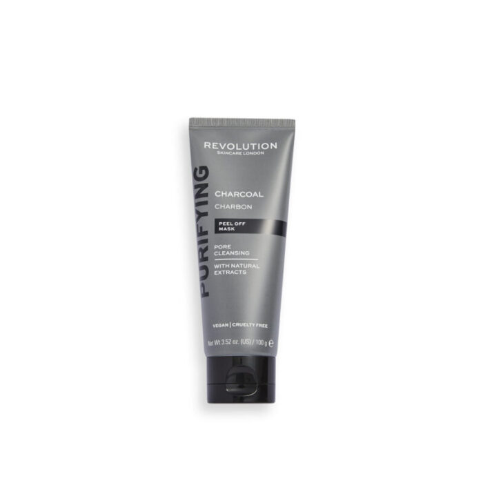 revolution skincare purifying charcoal peel off mask 100g