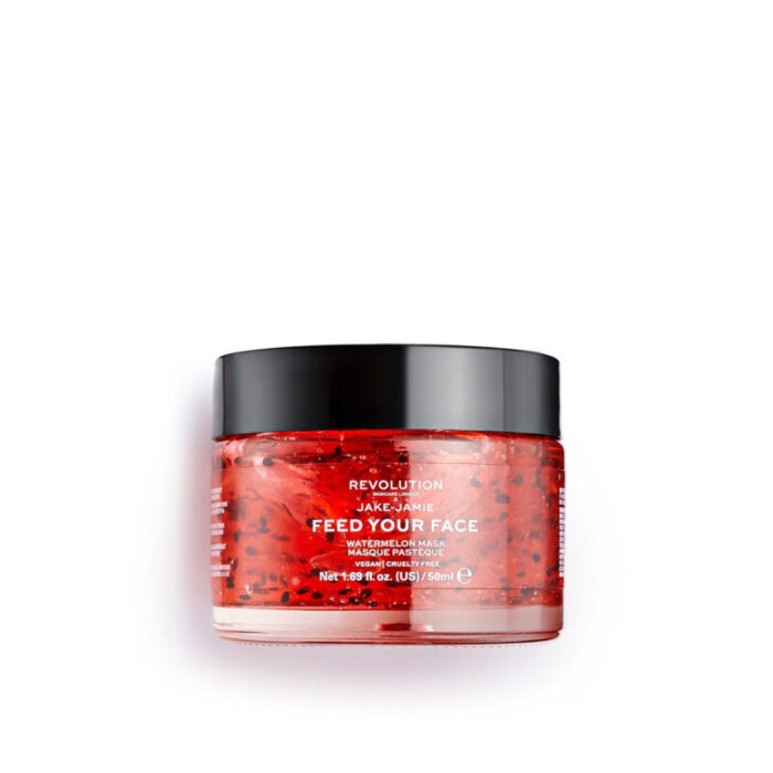 revolution skincare x jake jamie feed your face watermelon mask 50ml