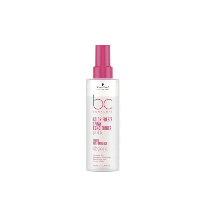 schwarzkopf bc ph 4 5 color freeze spray conditioner clean performance 200ml